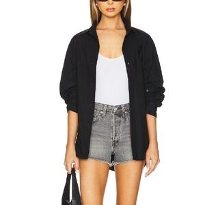 Levi's 501 Gray Denim Shorts